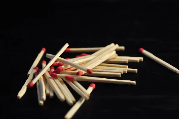 Scattered Red Matches — Stock Photo, Image