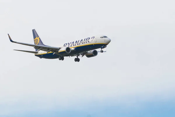 Pisa Italien Januari 2017 Ryanair Boeing 737 600 Landar Pisa — Stockfoto