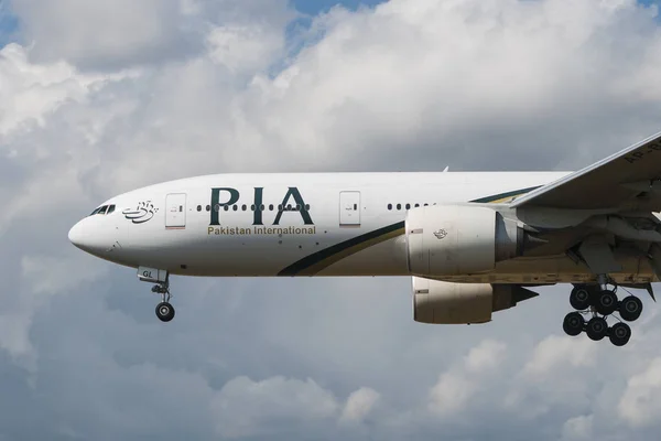 Londres Reino Unido Agosto 2013 Pakistan International Airlines Pia Boeing — Fotografia de Stock