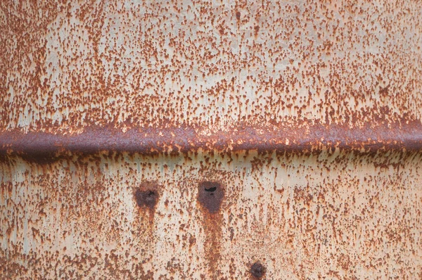 Grunge Rusty Old Metal Texture Brown Yellow — Stock Photo, Image