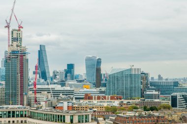 Londra, İngiltere - 26 Ekim 2014 - Londra 'nın panoramik manzarası 