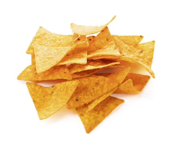 Högen av Nachos — Stockfoto