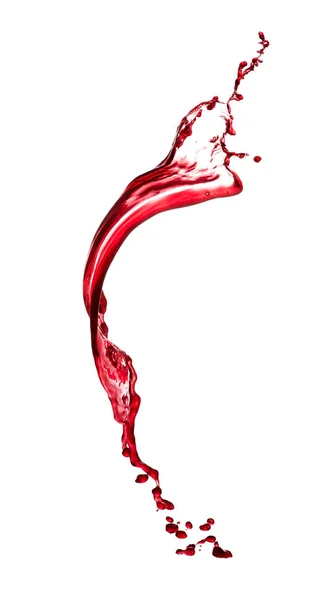 Czerwone wino splash — Zdjęcie stockowe