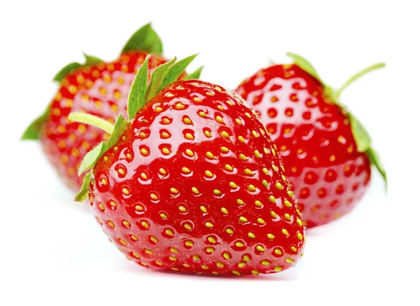 Heap of strawberry isolated — Stock Photo, Image