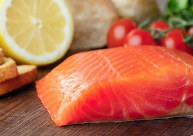 sebze ile Somon fileto