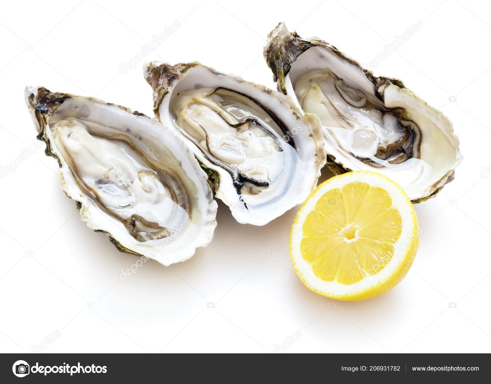 Fresh oyster isolated — Stock Photo © Pineapple_Studio 206931782