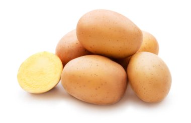 çiğ patates yığını 