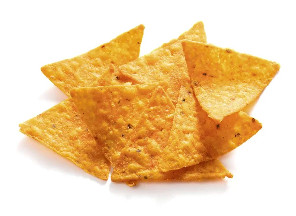 Högen av Nachos — Stockfoto