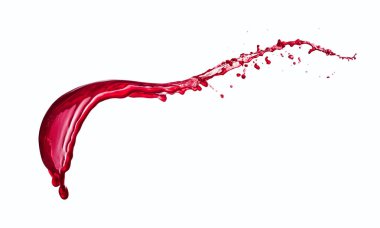 kırmızı şarap splash