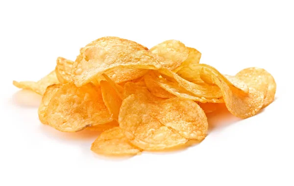 Kartoffelchips isoliert — Stockfoto