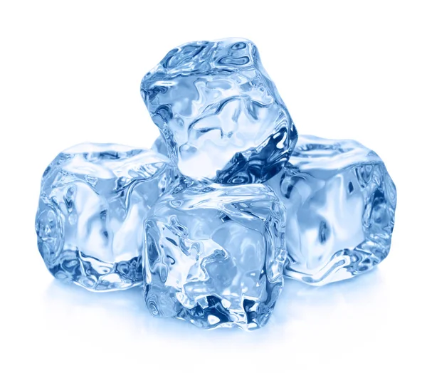 Ice cubes isolated Royalty Free Stock Images