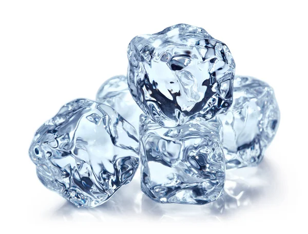 Cubes de glace isolés — Photo