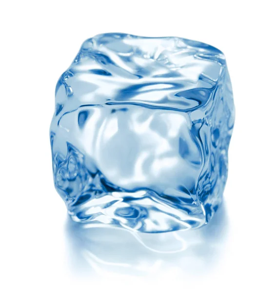 Ice cube isolerade — Stockfoto