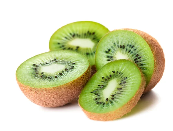 Fette di kiwi isolate — Foto Stock