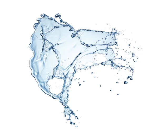 Vattenstänk isolerade — Stockfoto