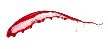 kırmızı şarap splash