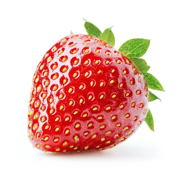 Single strawberry isolated — Stock Photo, Image