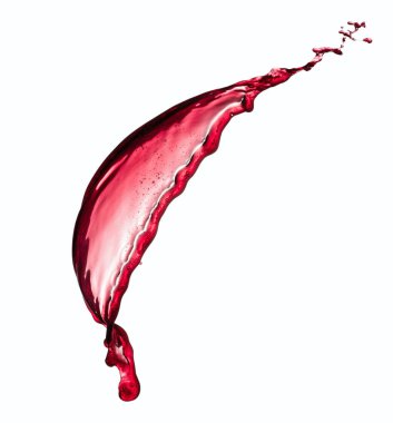 kırmızı şarap splash