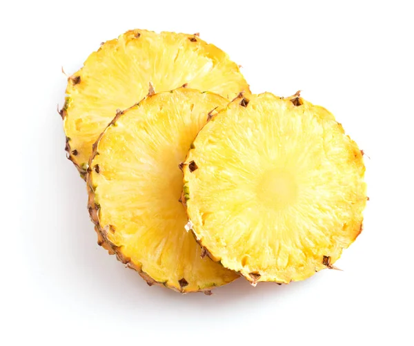 Pineapple slices isolated — Stock Photo, Image