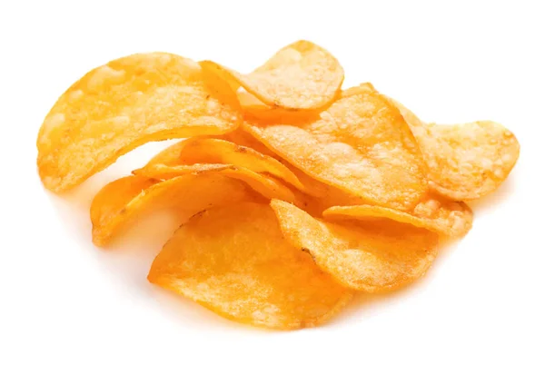 Potatischips isolerade — Stockfoto