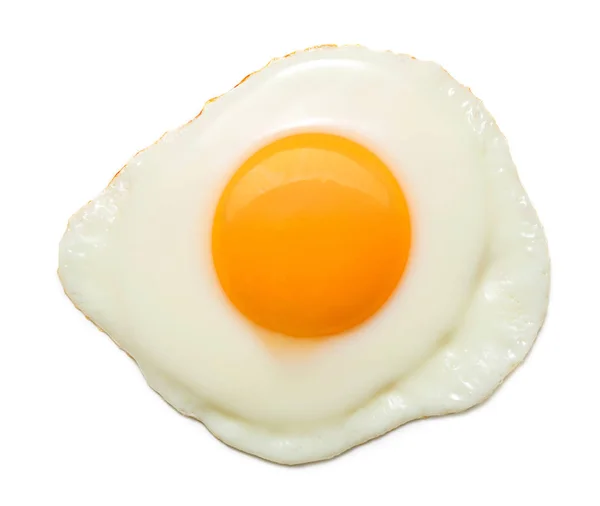 Τηγανητό αυγό απομονωθεί — Φωτογραφία Αρχείου