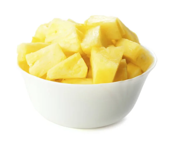 Gehakte schijfje ananas — Stockfoto
