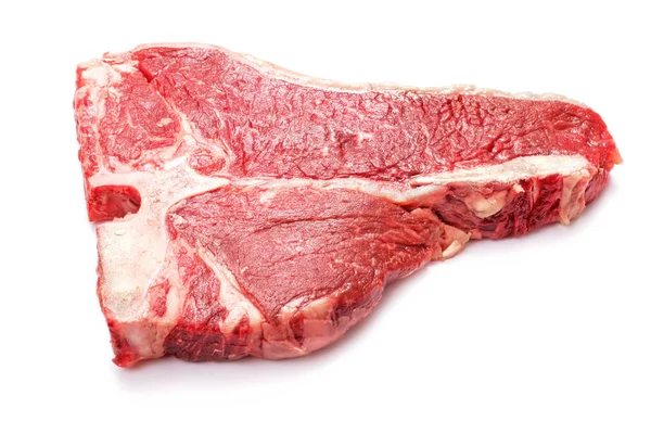 Carne cruda aislada sobre fondo blanco — Foto de Stock