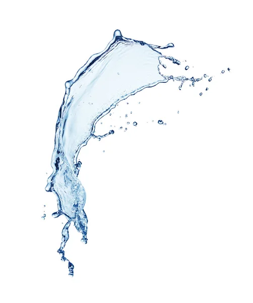 Water splash isolated — Stock Photo, Image