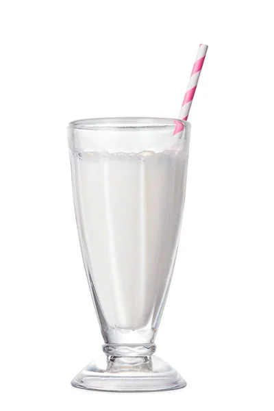 Glas Milchcocktail — Stockfoto