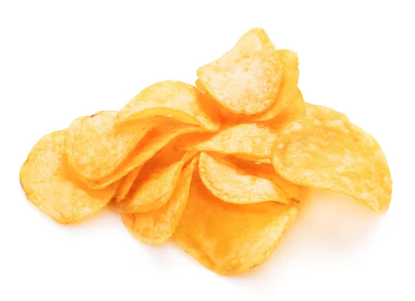 Potato chips isolated — Stock Photo, Image