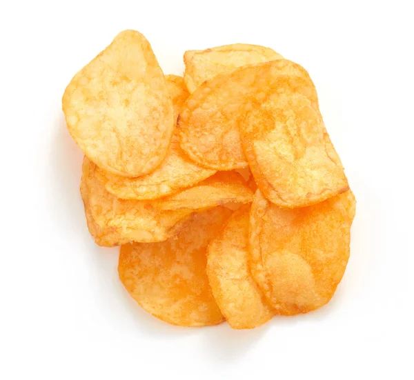 Potatischips isolerade — Stockfoto