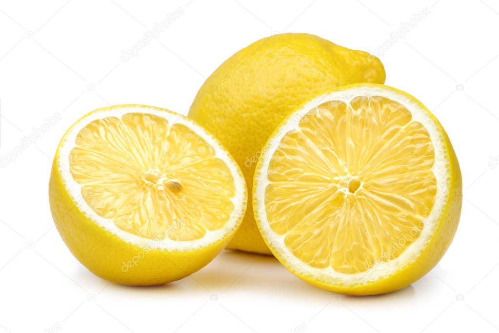 lemon fruits isolated