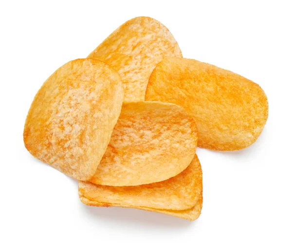 Potato chips isolated — Stock Photo, Image