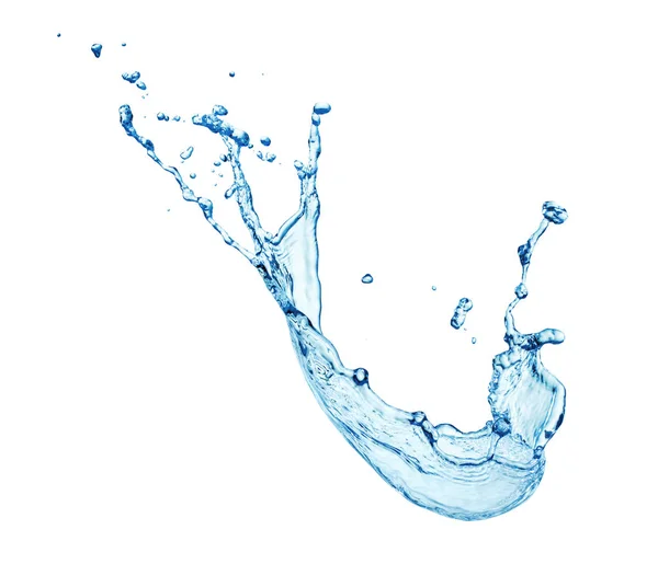 Water splash isolated — Stock Photo, Image