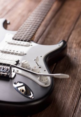 ahşap elecric gitar