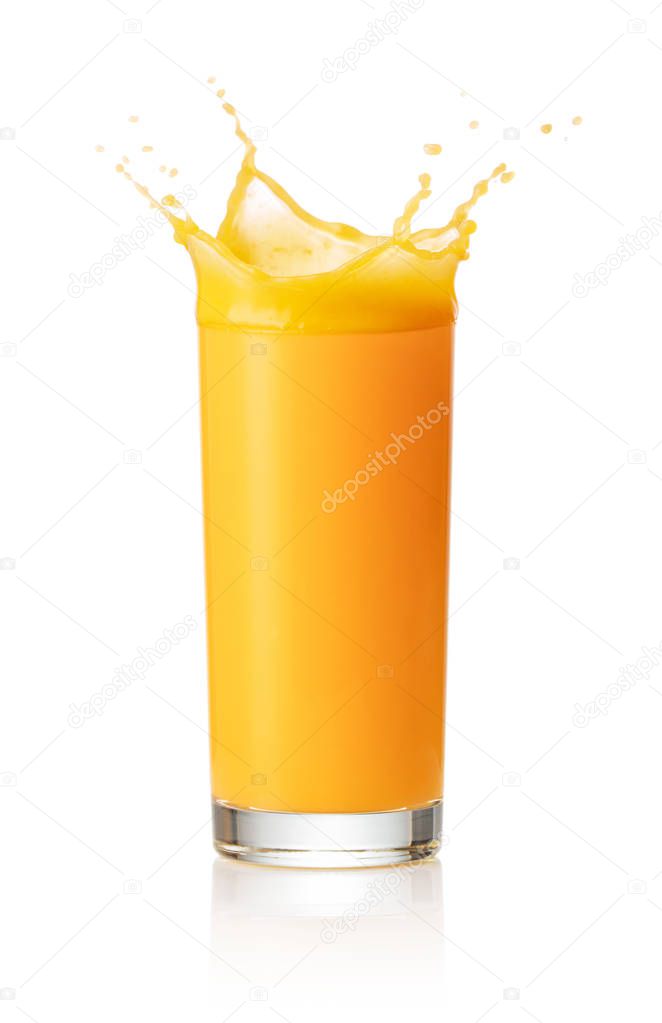 juice in glass