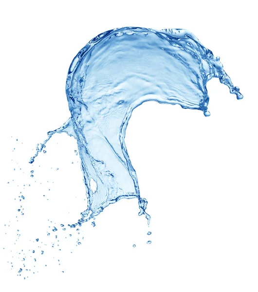 Water splash isolated — Stock Photo, Image