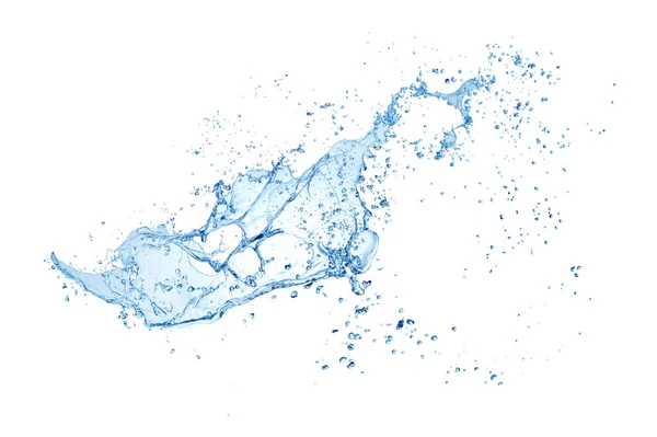 Water splash isolated — Stock Photo, Image