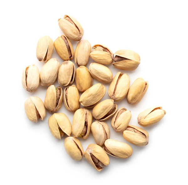 Pistachio Nuts Isolated White Background — Stock Photo, Image