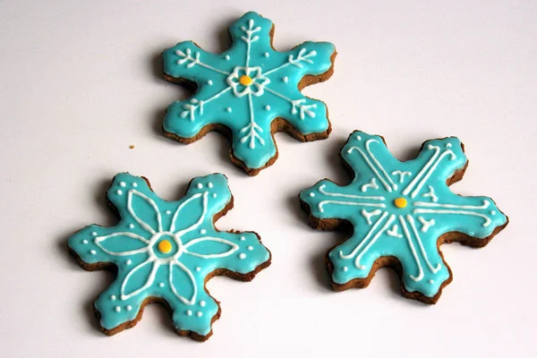 Christmas Gingerbreads Glaze — Stock Photo, Image