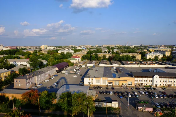 Vue Panoramique Aérienne Ville Tcheliabinsk Russie Photos De Stock Libres De Droits