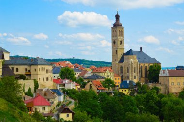 Ünlü tarihsel panorama Kutna Hora