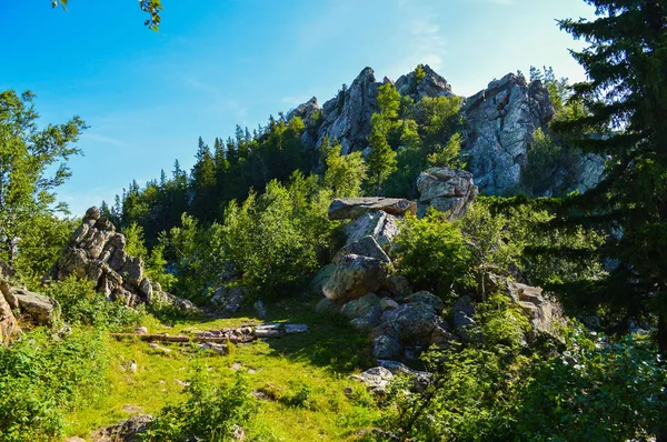 Montanhas Urais Aleksandrovskaya Sopka — Fotografia de Stock