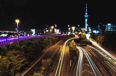 araçların uzun pozlama