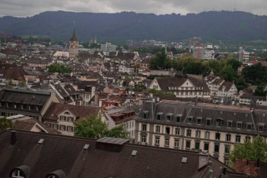 Şehir Zürih manzarası