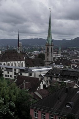 Şehir Zürih manzarası