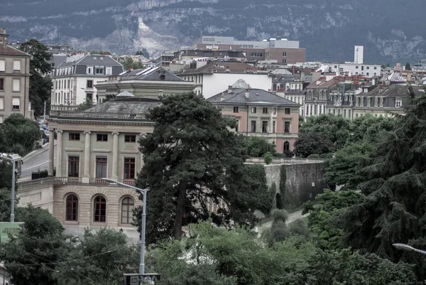 Şehir Geneve üzerinde görünümü