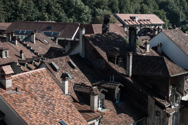 Beautiful rooftops and chimneys