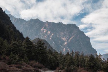 Pisang Dağı, Annapurna Pisti, Himalaya, Nepal, Asya