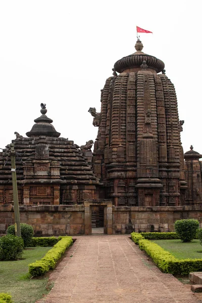 Bhubaneswar Inde Février 2020 Vue Extérieure Temple Brahmesvara Février 2020 — Photo